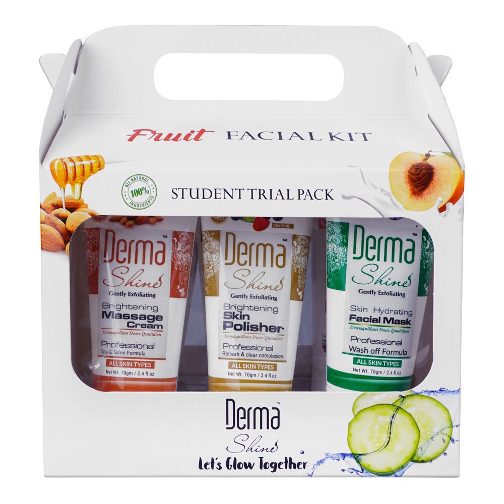 Derma Shine - Fruit Facial Kit, 6-Pack - 70g Best Price in Pakistan