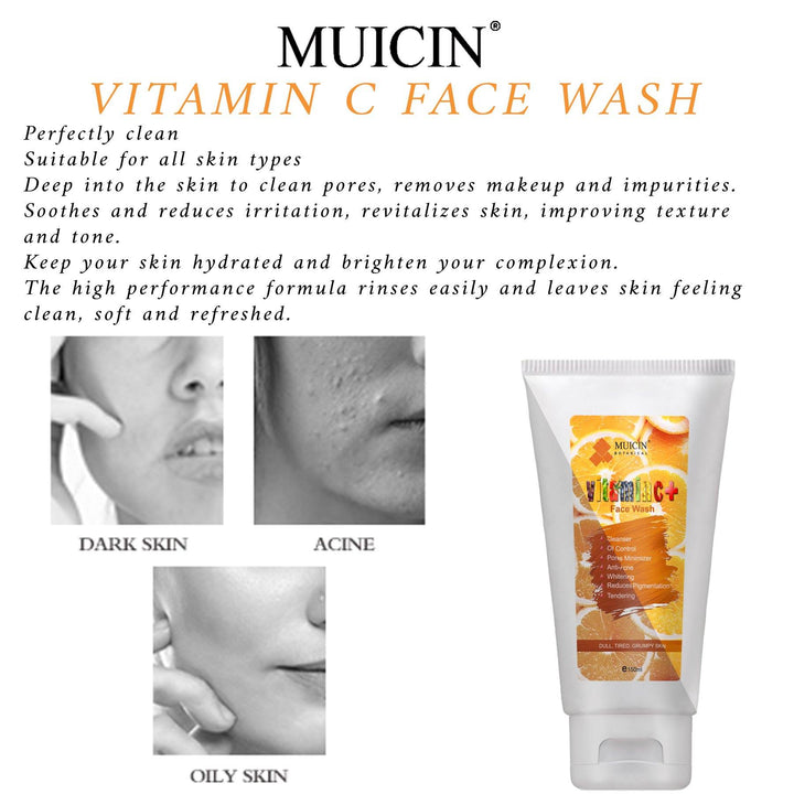 MUICIN - Vitamin C Plus Face Wash Best Price in Pakistan