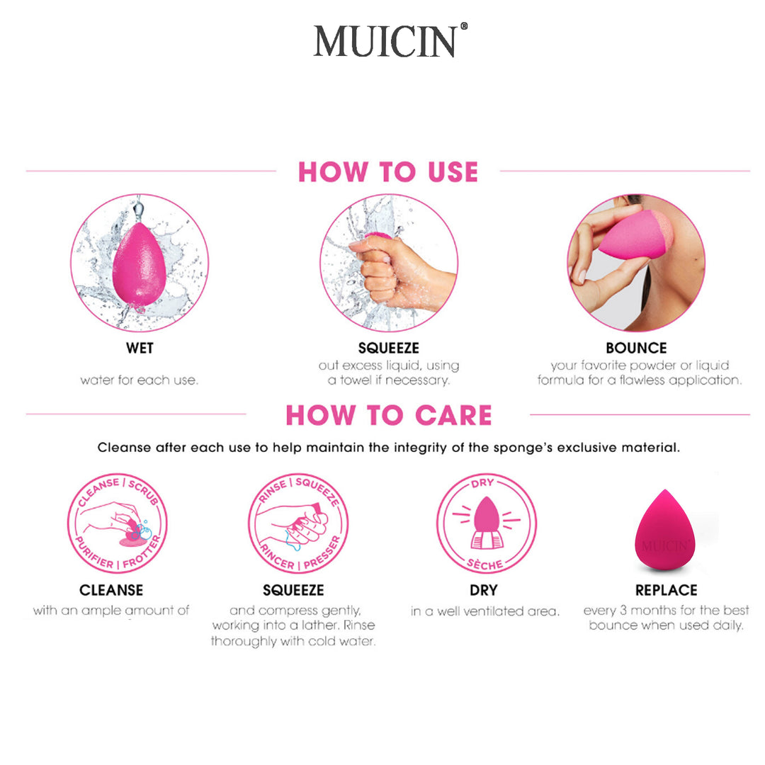 MUICIN - Makeup Blender Pinky Sponge Puff Best Price in Pakistan