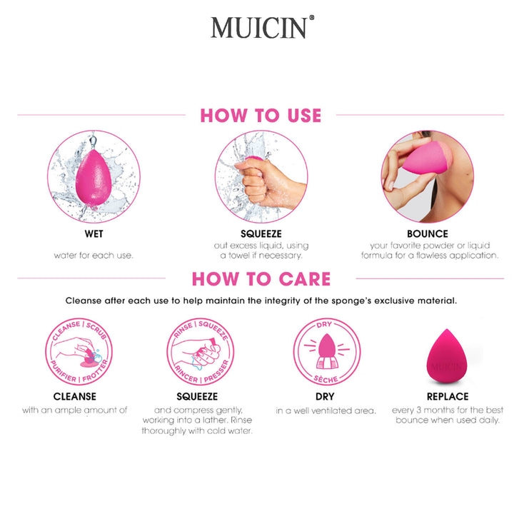 MUICIN - Makeup Blender Pinky Sponge Puff Best Price in Pakistan