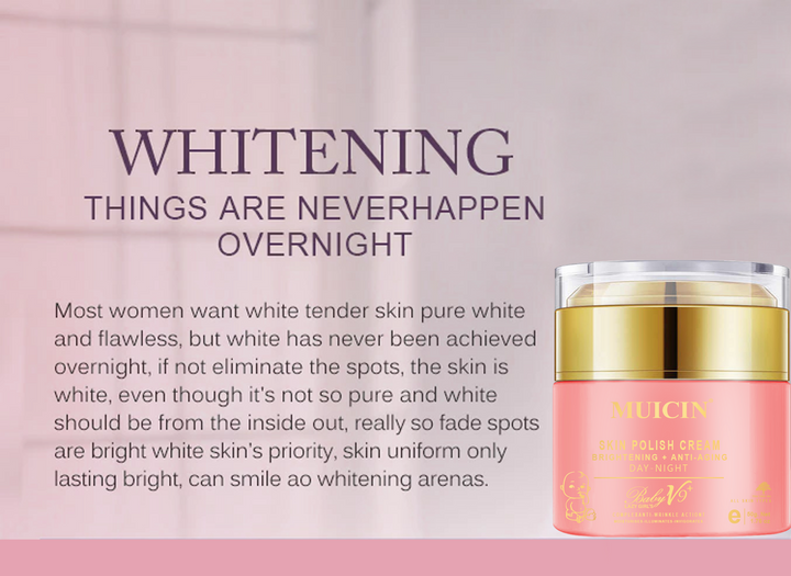 MUICIN - Baby V9 Jar Lazy Girl’s Skin Polish Cream - 50g Best Price in Pakistan