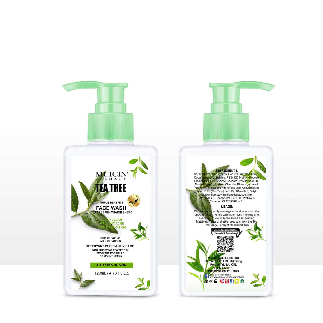 MUICIN - Tea Tree Face Wash - 120ml Best Price in Pakistan