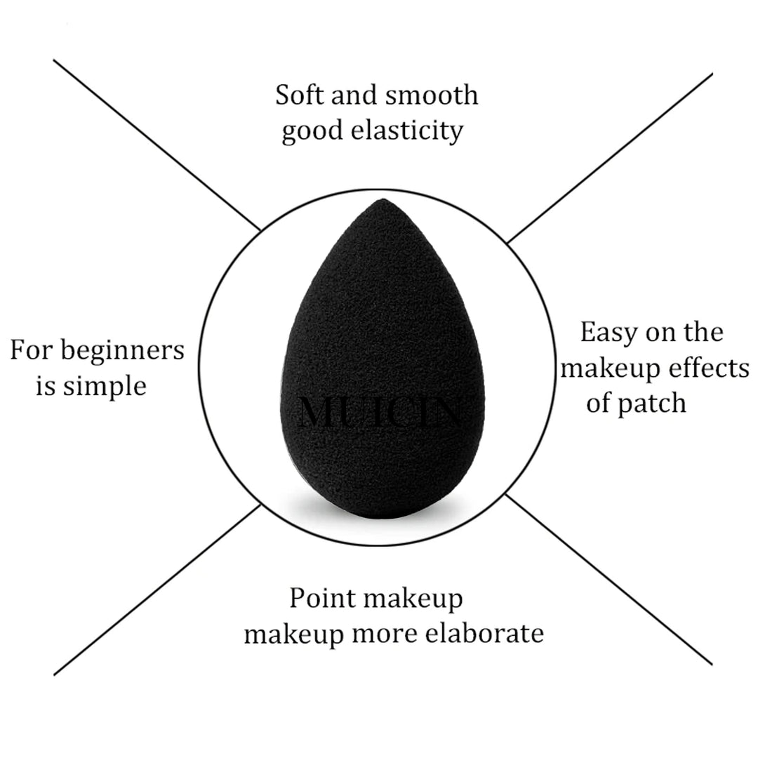 MUICIN - Makeup Blender Black Sponge Puff Best Price in Pakistan