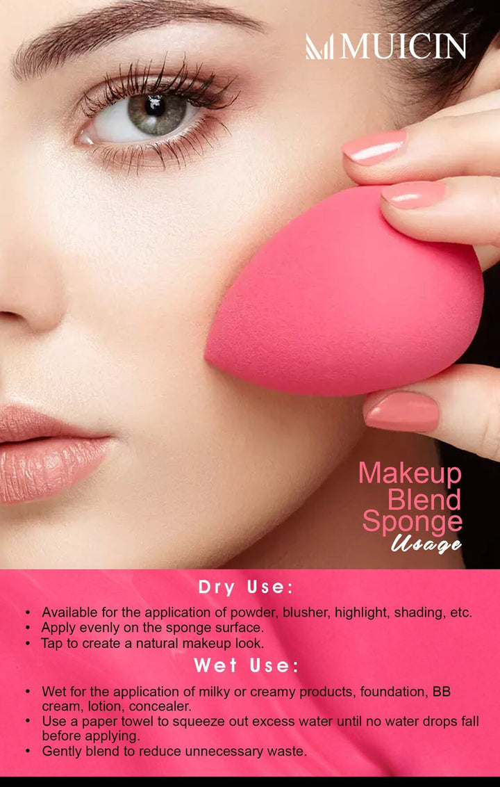 MUICIN - Makeup Blender Pink Sponge Puff Best Price in Pakistan