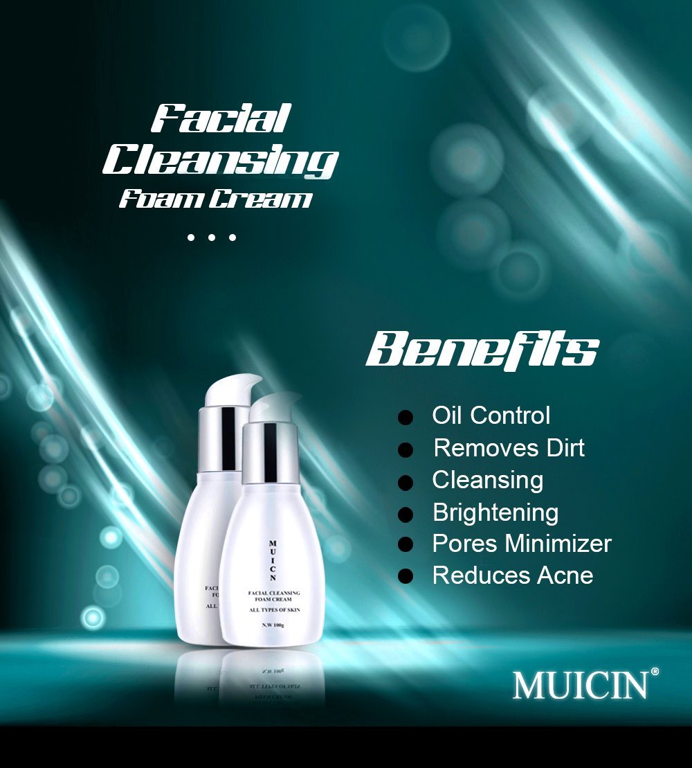 MUICIN - Tea Tree Facial Cleansing Foam Cream - 100ml Best Price in Pakistan