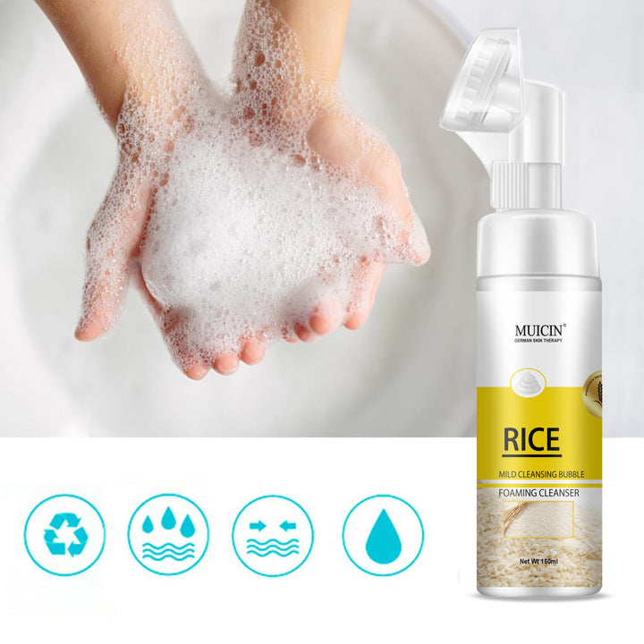 MUICIN - Rice Mild Cleansing Bubble Foaming Facial Cleanser Best Price in Pakistan