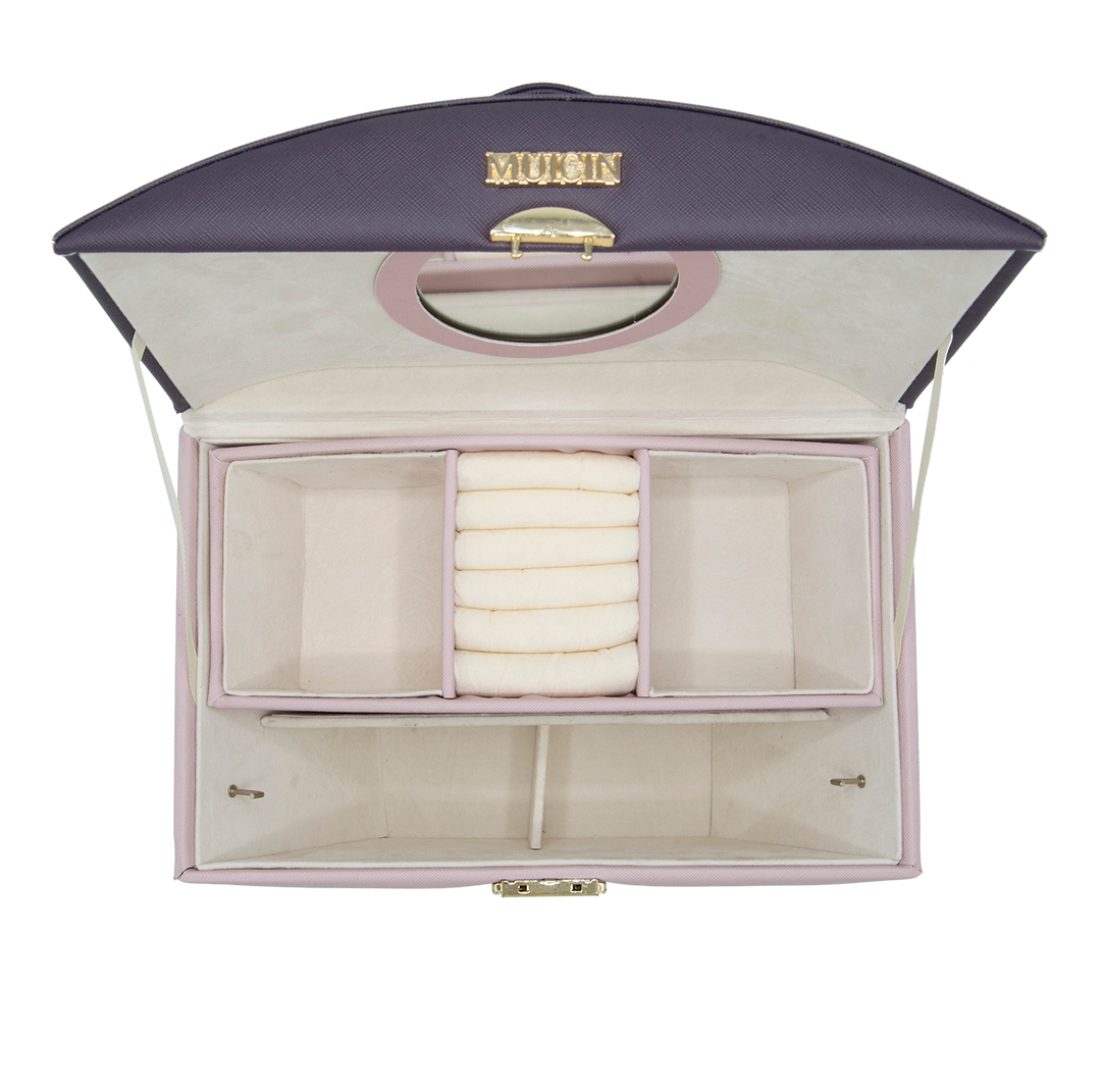 MUICIN - Luxury Cosmetics & Jewelry Box Organizer Dual Color Best Price in Pakistan