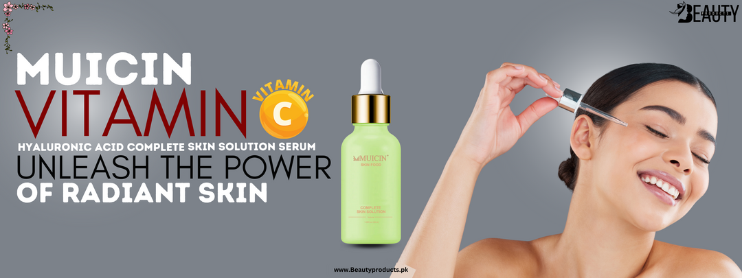 Muicin Vitamin C Hyaluronic Acid Complete Skin Solution Serum: Unleash the Power of Radiant Skin