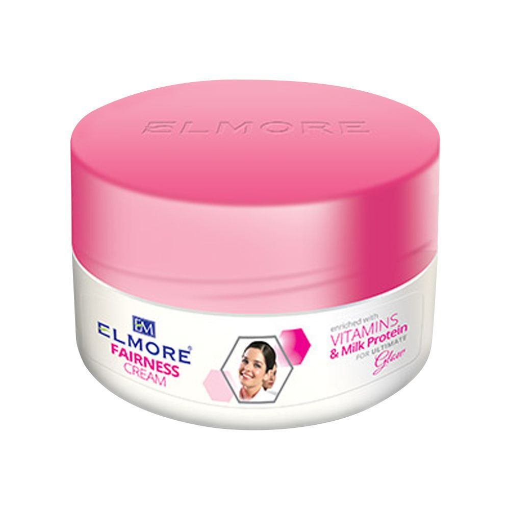 Elmore - Ultimate Glow Fairness Cream Jar With Vitamins & Milk Protein - 50ml Best Price in Pakistan