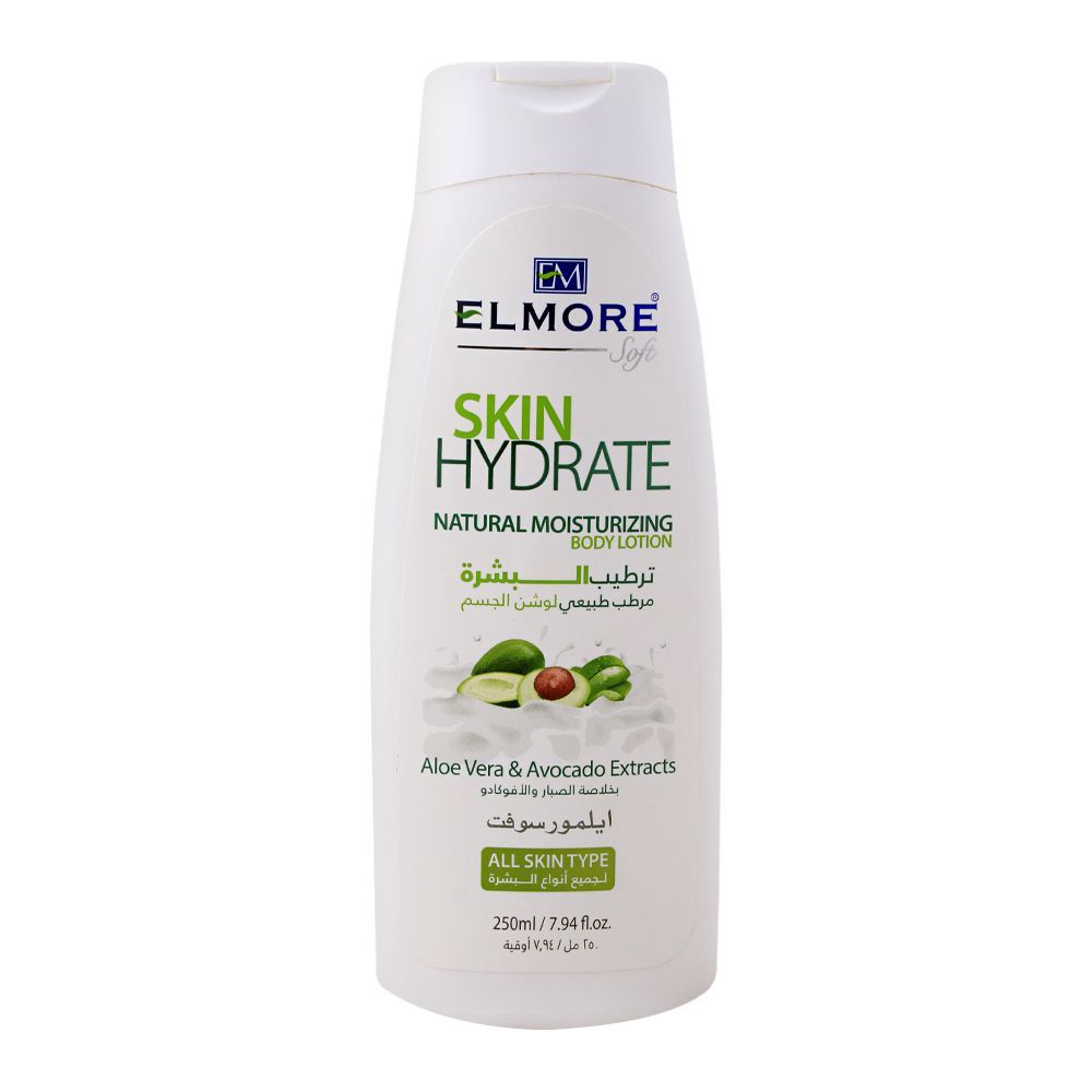 Elmore - Aloe Vera & Avocado Extracts Skin Hydrate Body Lotion - 250ml Best Price in Pakistan