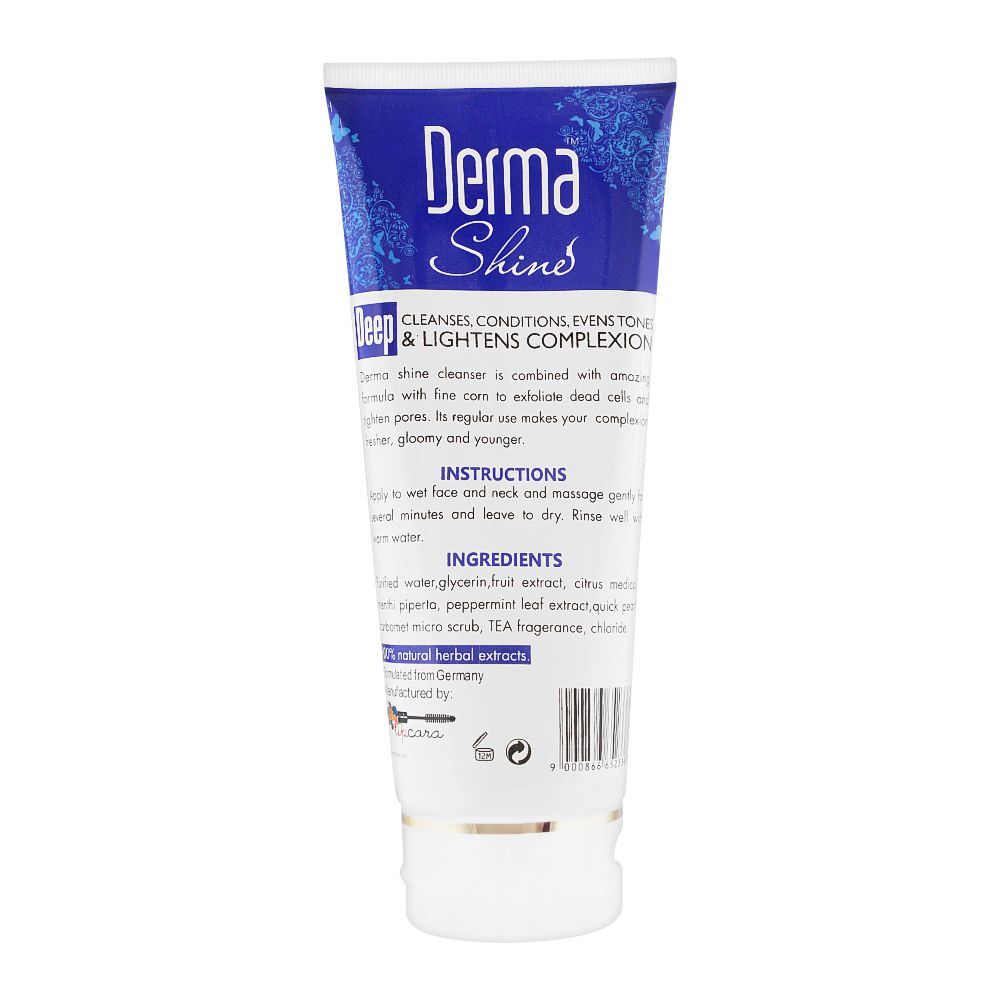 Derma Shine - Gently Exfoliating Orange Whitening Cleanser - 200g Best Price in Pakistan