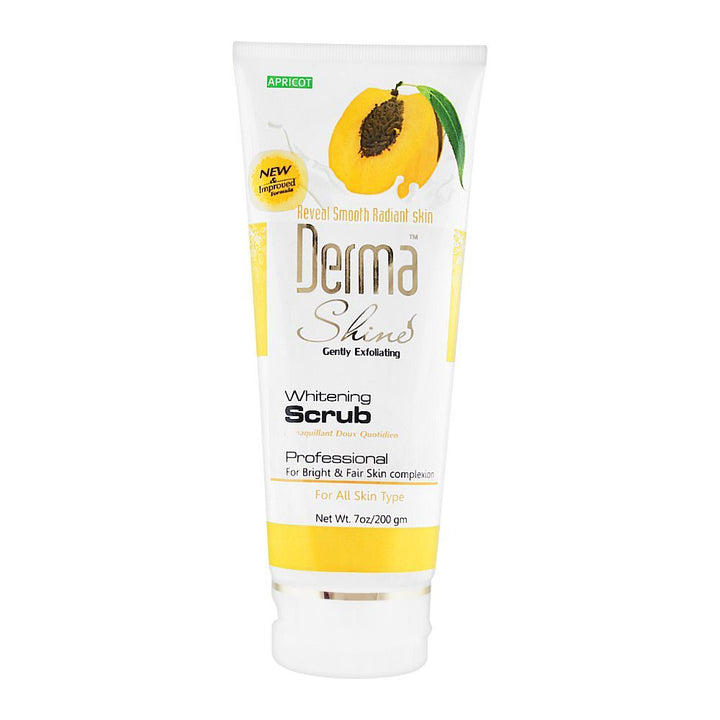 Derma Shine - Gently Exfoliating Apricot Whitening Scrub - 200g Best Price in Pakistan