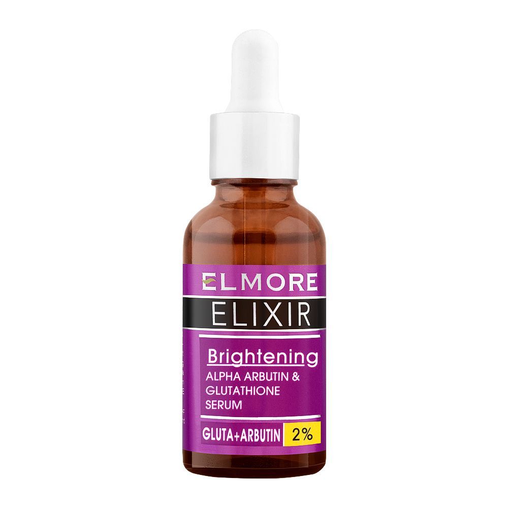 Elmore - Elixir Brightening Alpha Arbutin & Glutathione 2% Serum - 30ml Best Price in Pakistan