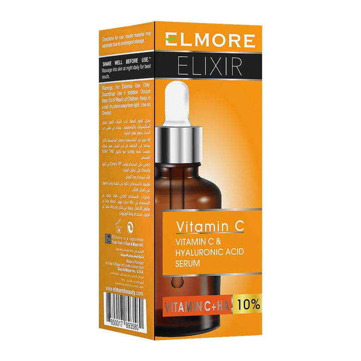 Elmore - Elixir Vitamin C & Hyaluronic Acid 10% Serum - 30ml Best Price in Pakistan