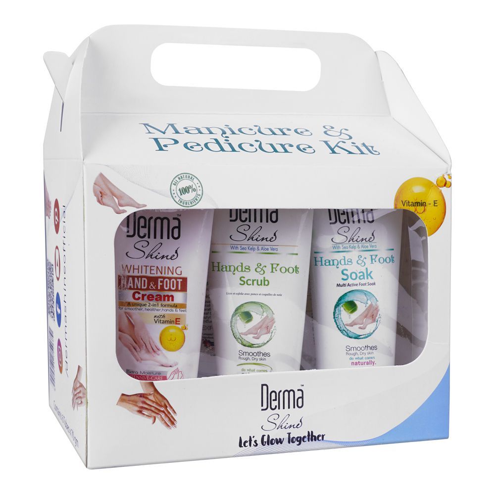 Derma Shine - Manicure & Pedicure Kit, 6-Pack