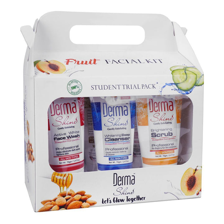 Derma Shine - Fruit Facial Kit, 6-Pack - 70g