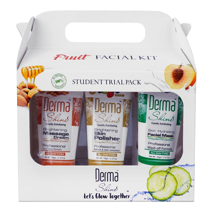 Derma Shine - Fruit Facial Kit, 6-Pack - 70g