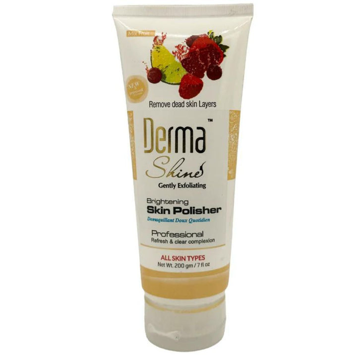 Derma Shine - Gently Exfoliating Mix Fruits Whitening Skin Polisher - 200g Best Price in Pakistan