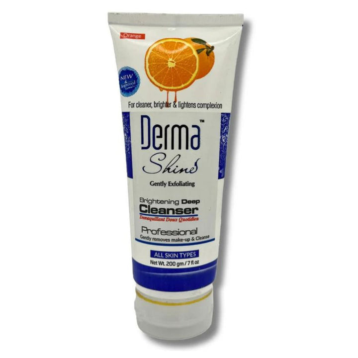 Derma Shine - Gently Exfoliating Orange Whitening Cleanser - 200g Best Price in Pakistan