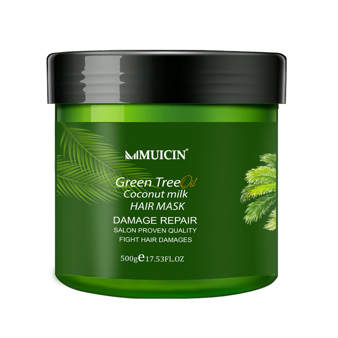 MUICIN - Green Tea & Coconut Milk Hair Keratin Protein Mask - 500g Best Price in Pakistan