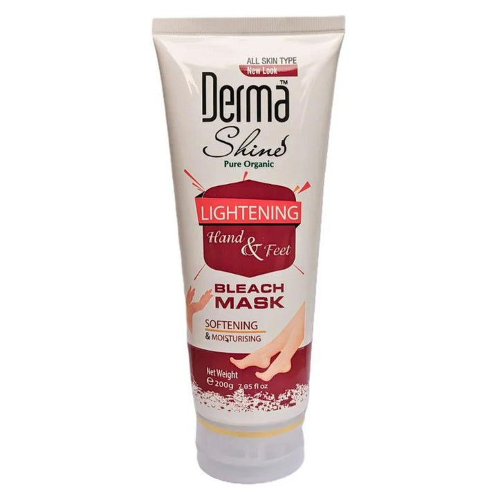 Derma Shine - Pure Organic Hand & Feet Lightening Bleach Mask - 200g Best Price in Pakistan