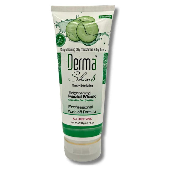 Derma Shine - Gently Exfoliating Cucumber Whitening Facial Mask - 200g Best Price in Pakistan