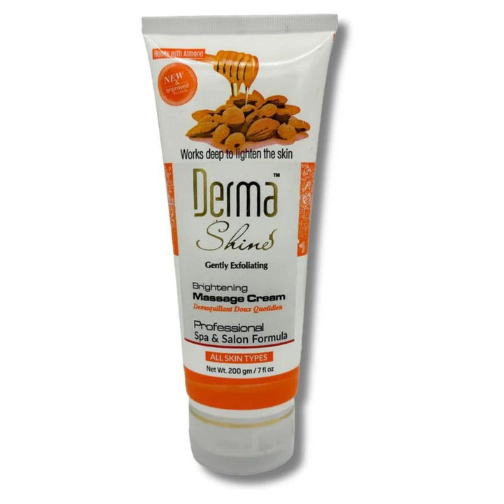 Derma Shine - Gently Exfoliating Honey With Almond Whitening Massage Cream - 200g Best Price in Pakistan