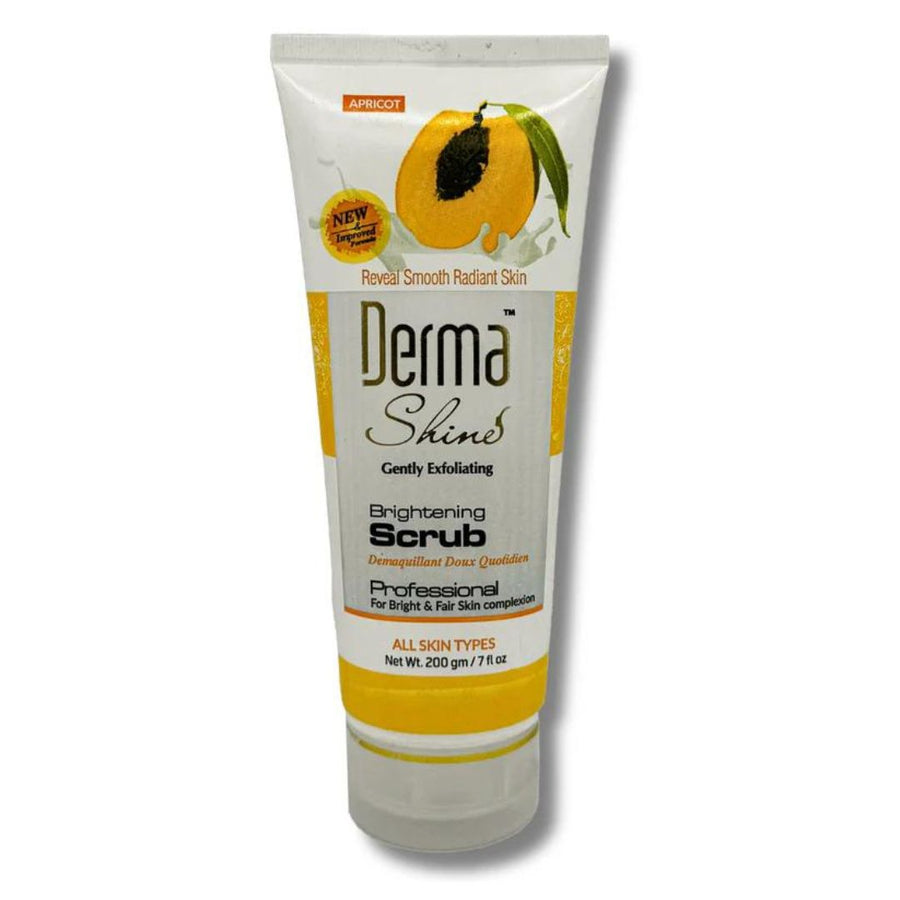 Derma Shine - Gently Exfoliating Apricot Whitening Scrub - 200g Best Price in Pakistan