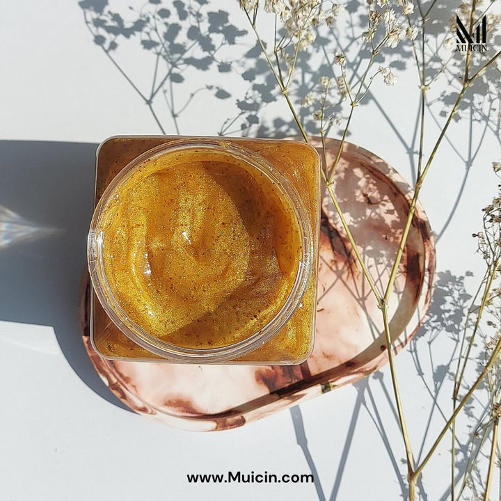 MUICIN - 24k Gold Exfoliating Face & Body Scrub - 500g  Best Price in Pakistan