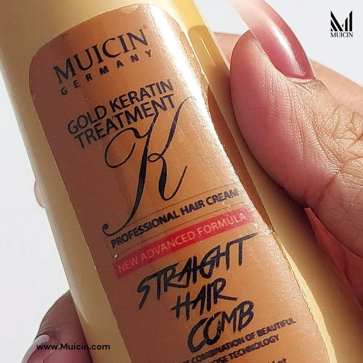 MUICIN - 24k Gold Comb Hair Straightening Cream Best Price in Pakistan