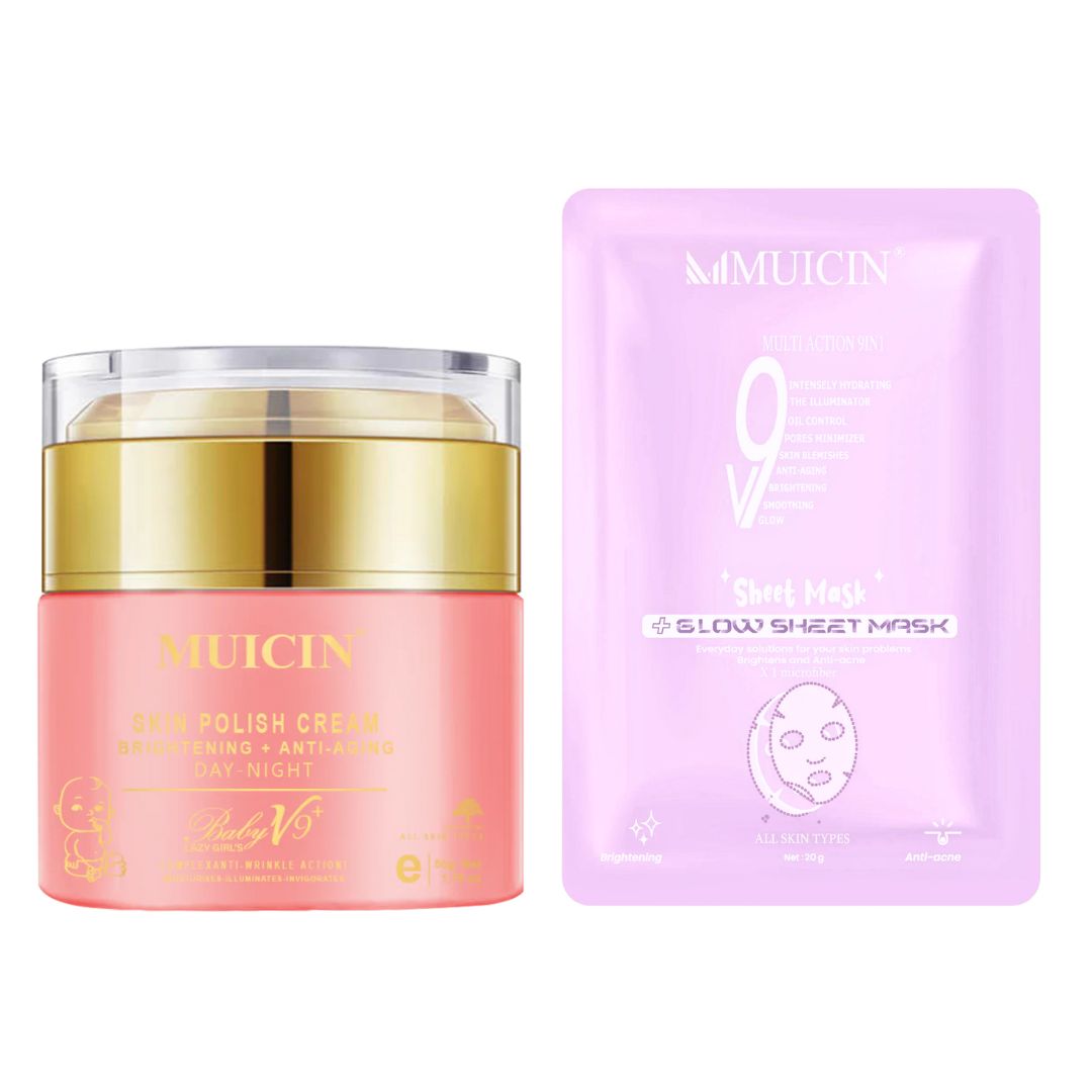 MUICIN - V9+ Lazy Girl Day & Night Skin Polish Cream Tube