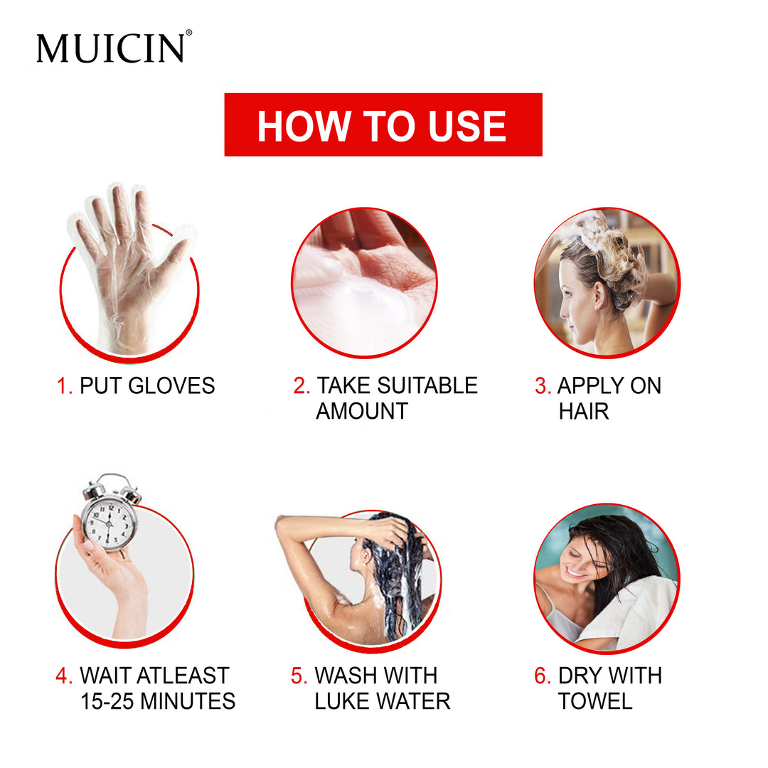 MUICIN - 5 in 1 Hair Color Shampoo With Ginger & Argan Oil Best Price in Pakistan