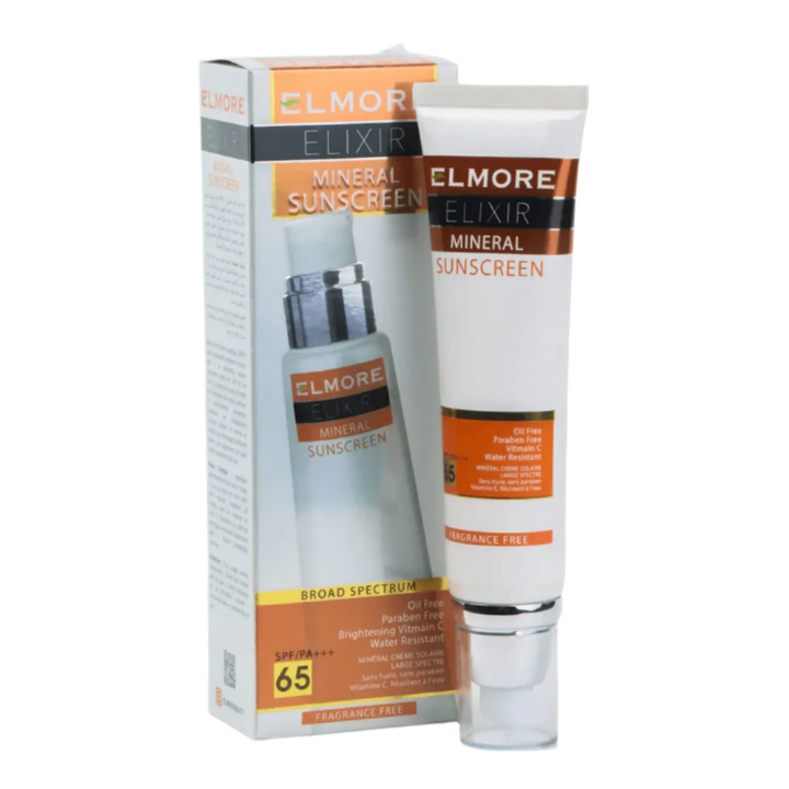 Elmore - Elixir Mineral Sunscreen With Vitamin-C SPF-65 - 100ml Best Price in Pakistan