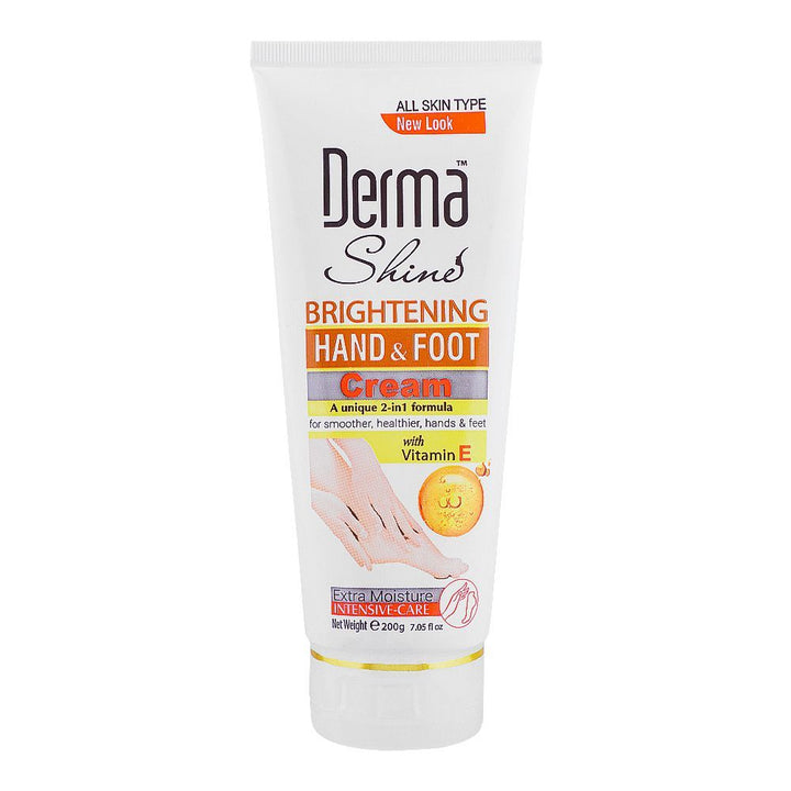 Derma Shine - Whitening Vitamin E Hand & Foot Cream - 200g Best Price in Pakistan