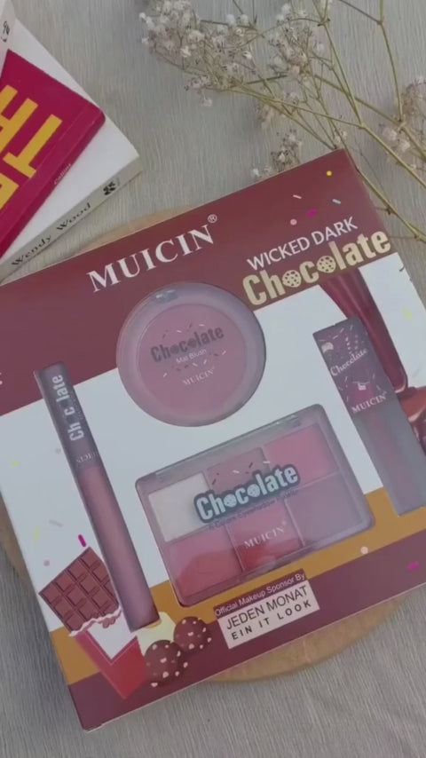 MUICIN - 4 In 1 Wicked Dark Chocolate Makeup Kit Best Price in Pakistan