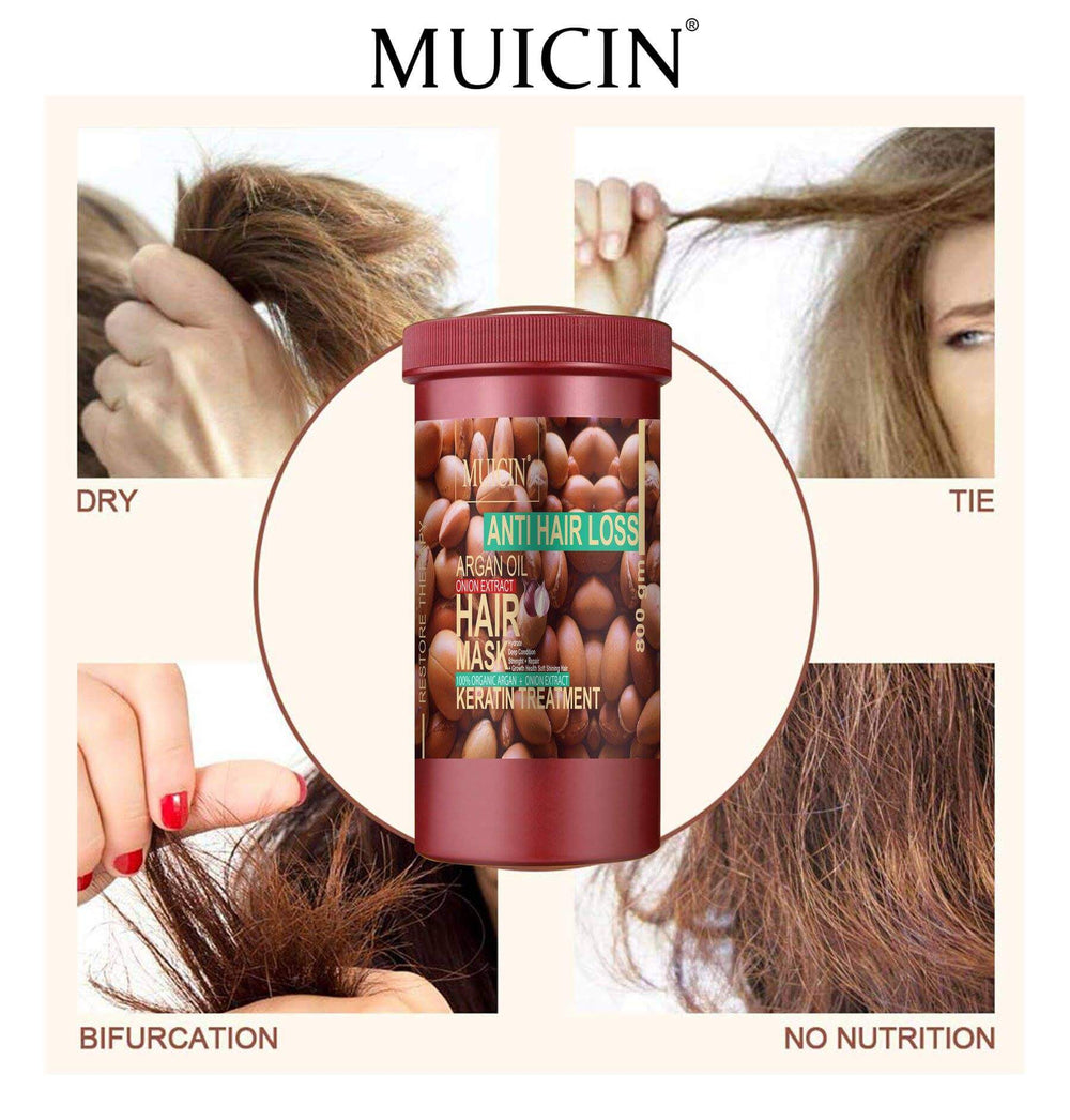 MUICIN - Onion Extract & Argan Oil Hair Mask - 800g Best Price in Pakistan