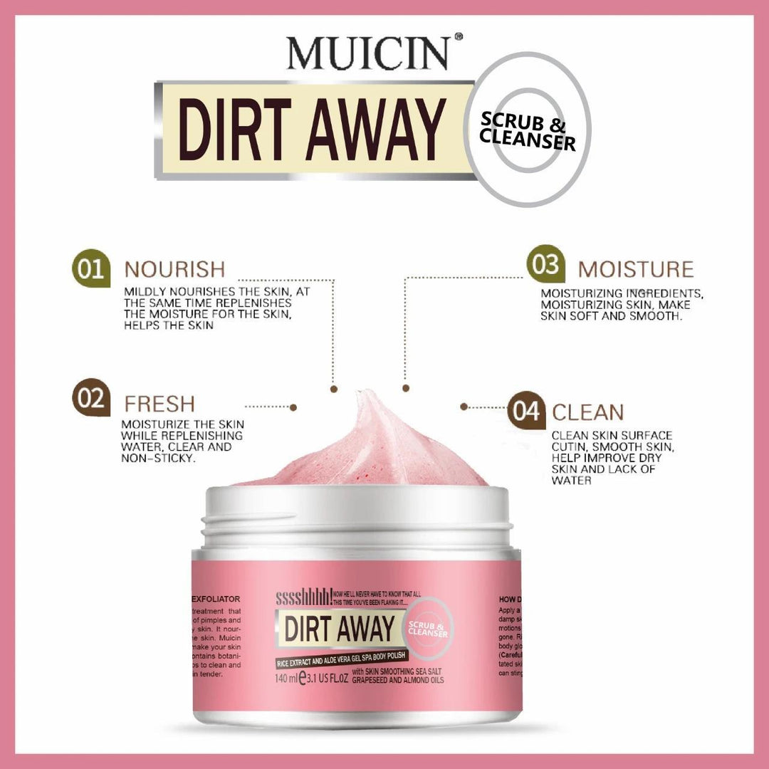 MUICIN - Dirt Away Scrub & Cleanser Best Price in Pakistan