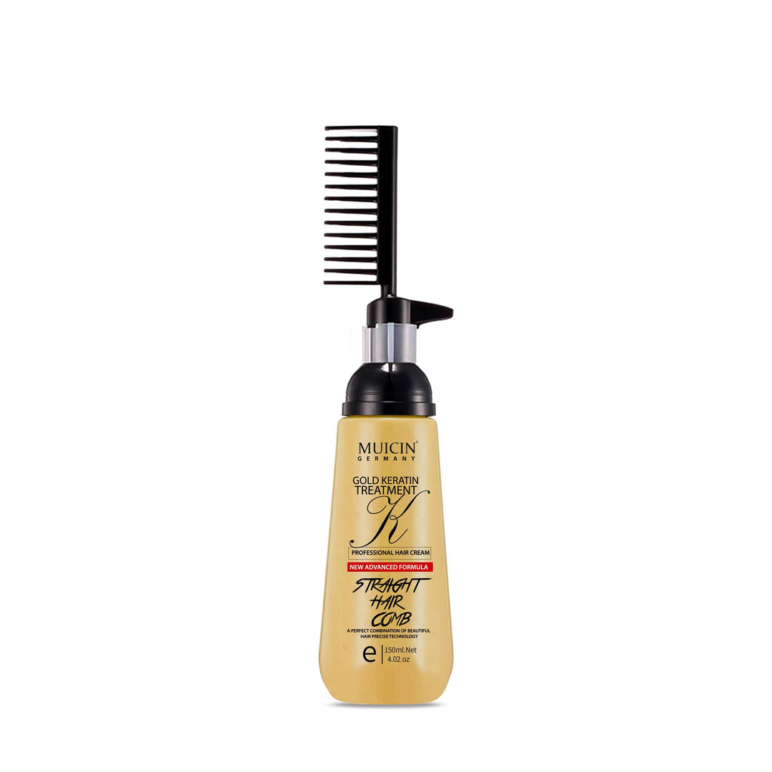 MUICIN - 24k Gold Comb Hair Straightening Cream Best Price in Pakistan