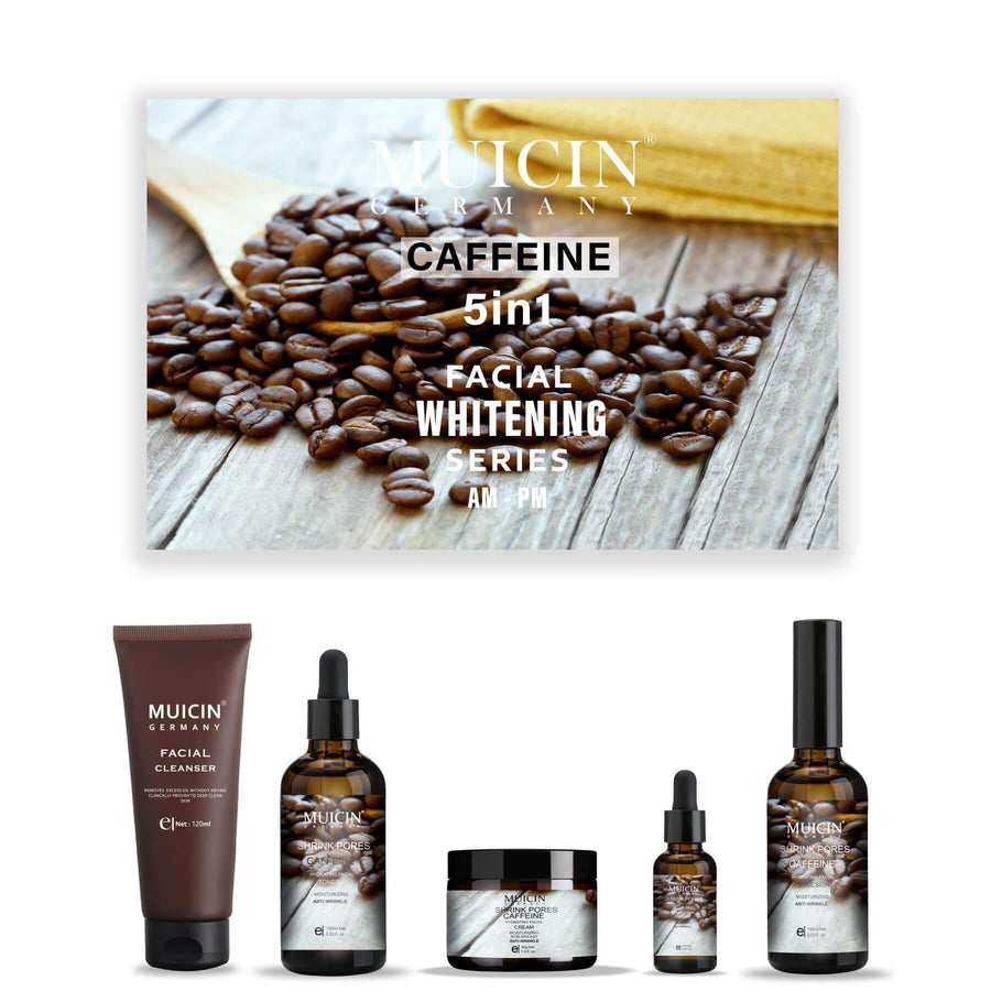 MUICIN - Shrink Pores Caffeine 5 in 1 Facial Kit Best Price in Pakistan