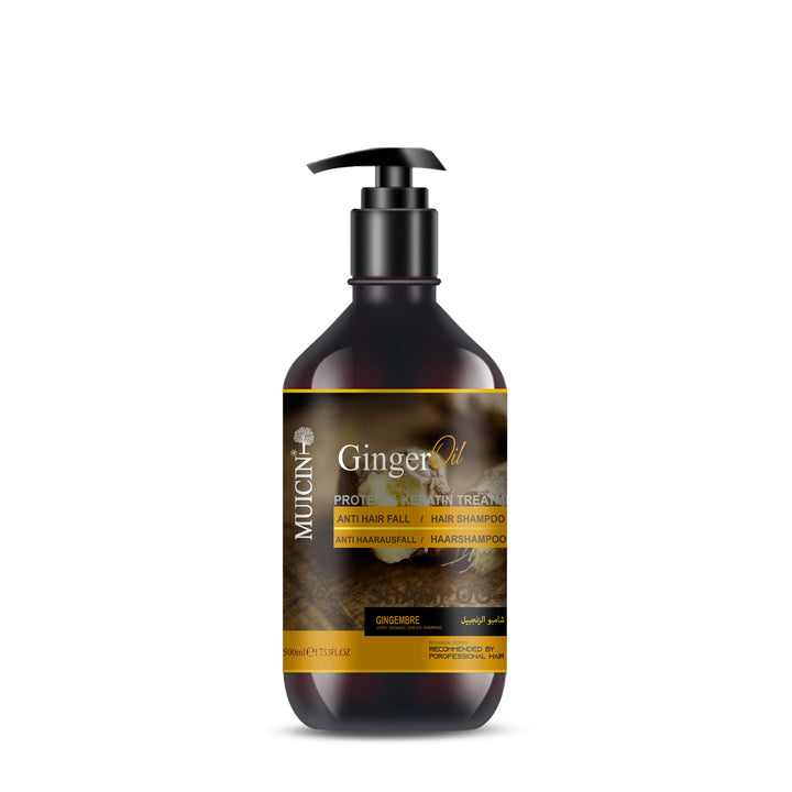 MUICIN - Ginger Oil Anti Hair Fall Shampoo - 500ml Best Price in Pakistan