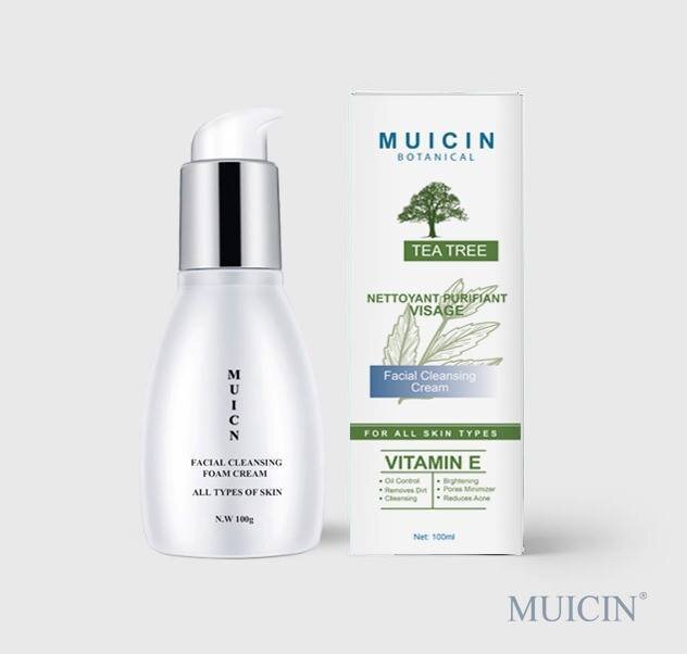 MUICIN - Tea Tree Facial Cleansing Foam Cream - 100ml Best Price in Pakistan