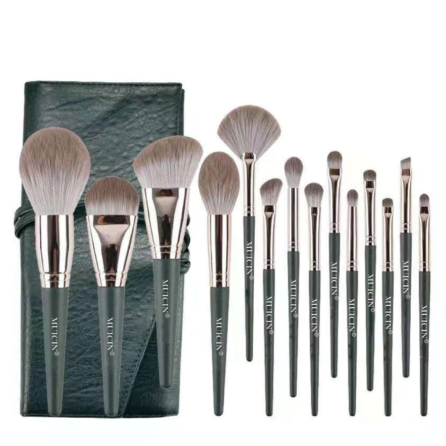 MUICIN - 14 Pieces Professional Makeup Brush Set Plus Pouch Best Price in Pakistan