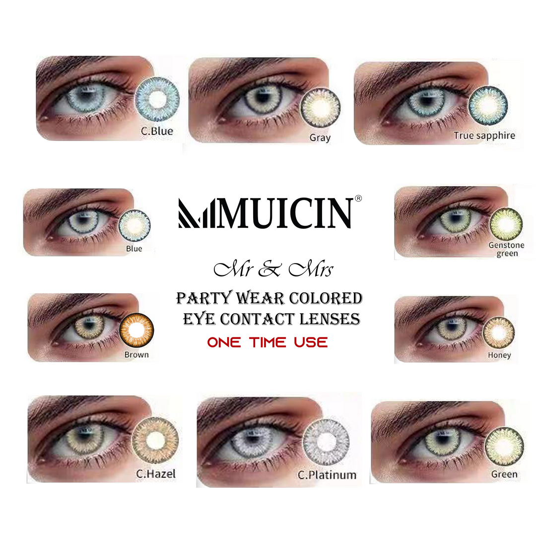 MUICIN - Mr & Mrs Party Wear Colored Eye Contact Lenses Best Price in Pakistan