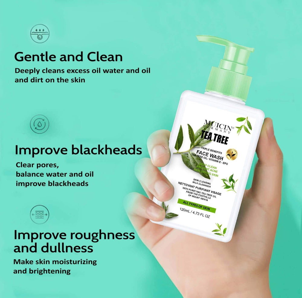 MUICIN - Tea Tree Face Wash - 120ml Best Price in Pakistan