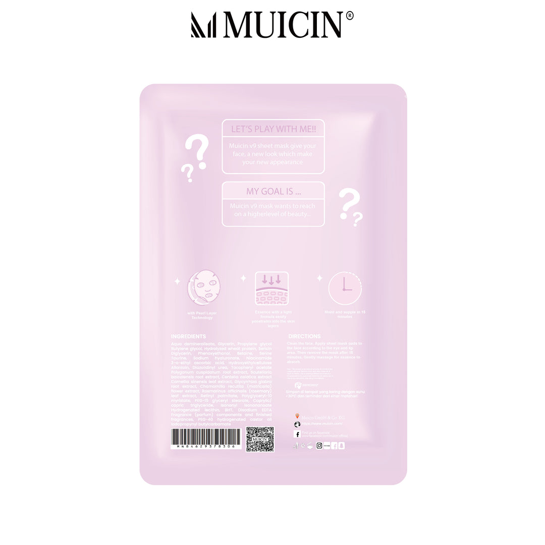 MUICIN - V9+ Facial Glow Hydrating Sheet Mask Best Price in Pakistan