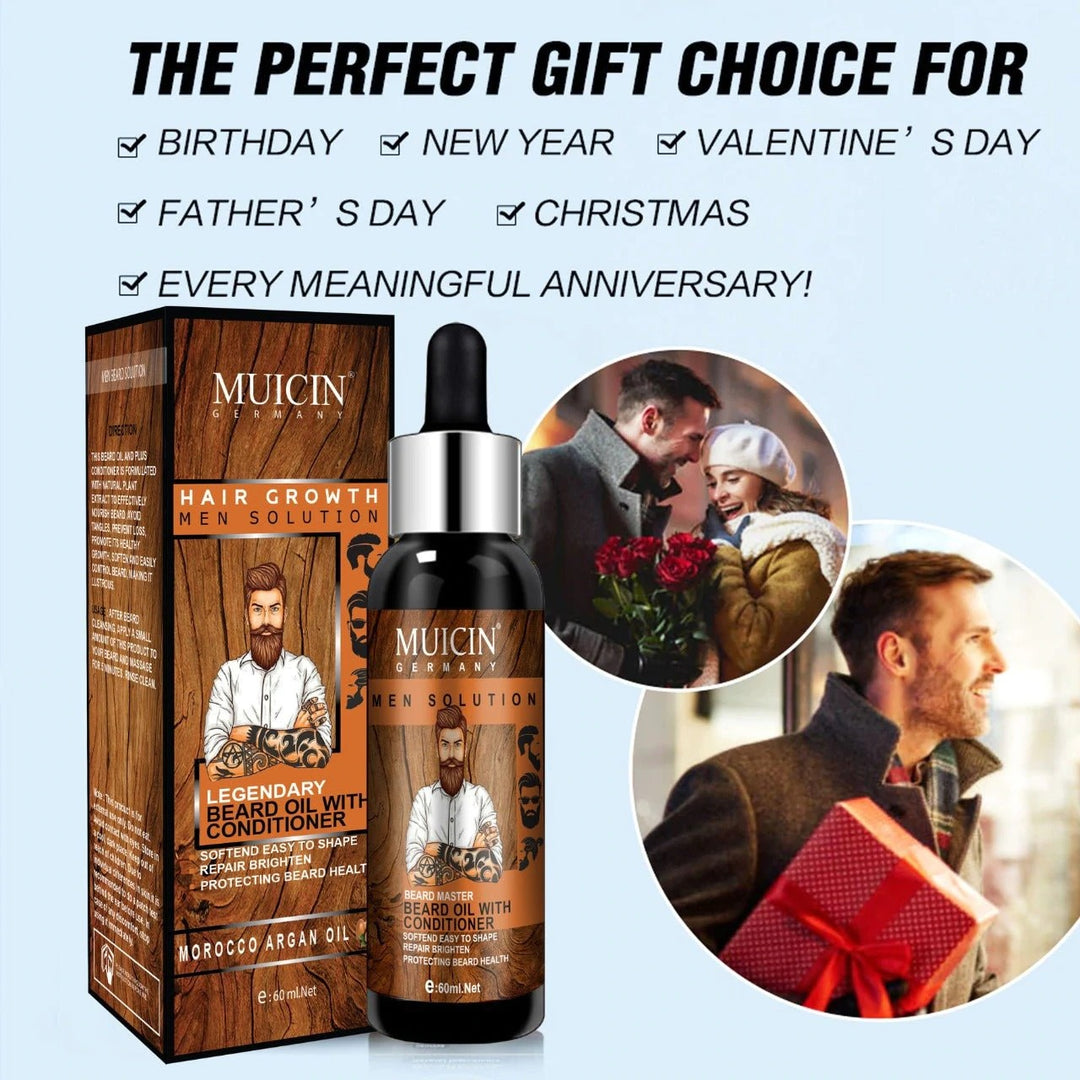 MUICIN - Hair Growth Beard Oil With Conditioner - 60ml Best Price in Pakistan