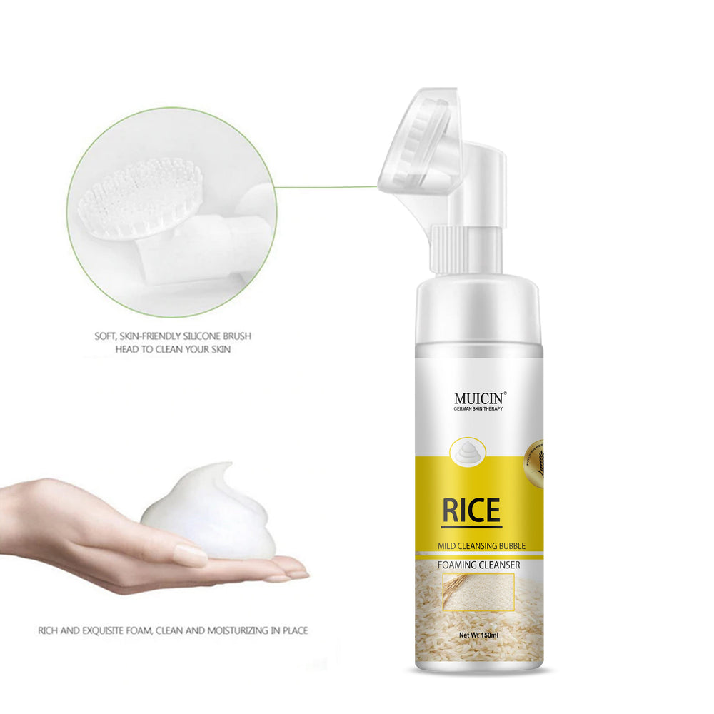 MUICIN - Rice Mild Cleansing Bubble Foaming Facial Cleanser Best Price in Pakistan