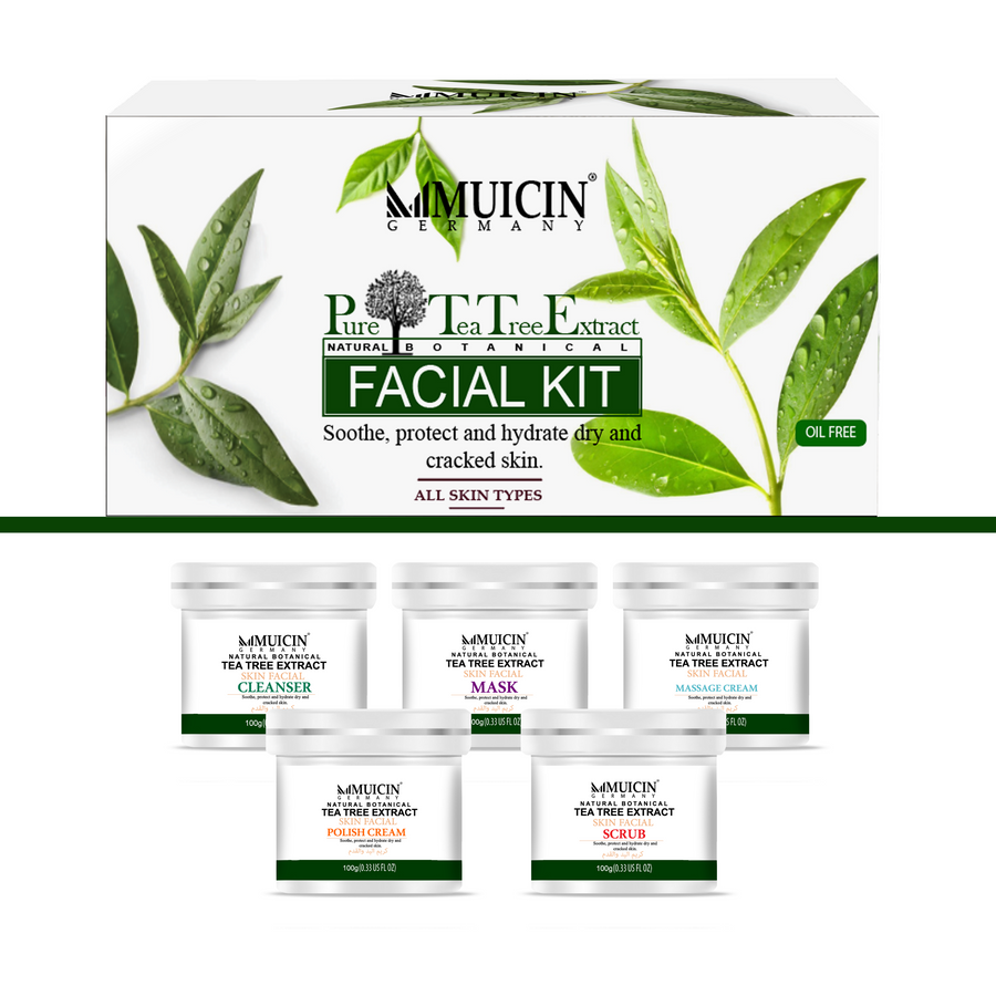 MUICIN - 6 Steps Tea Tree Glow Facial Kit Best Price in Pakistan