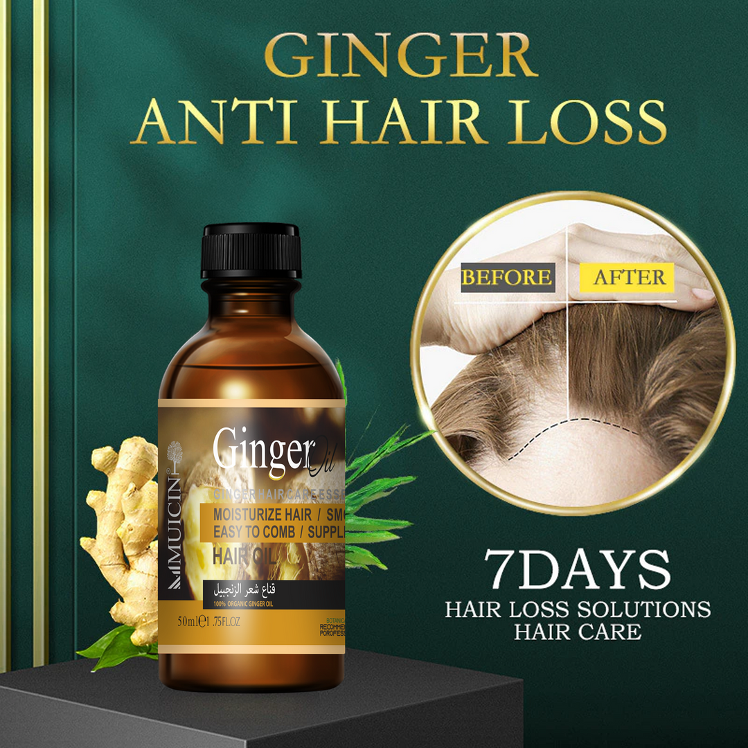 MUICIN - Organic Ginger Hair Growth Oil - 50ml Best Price in Pakistan