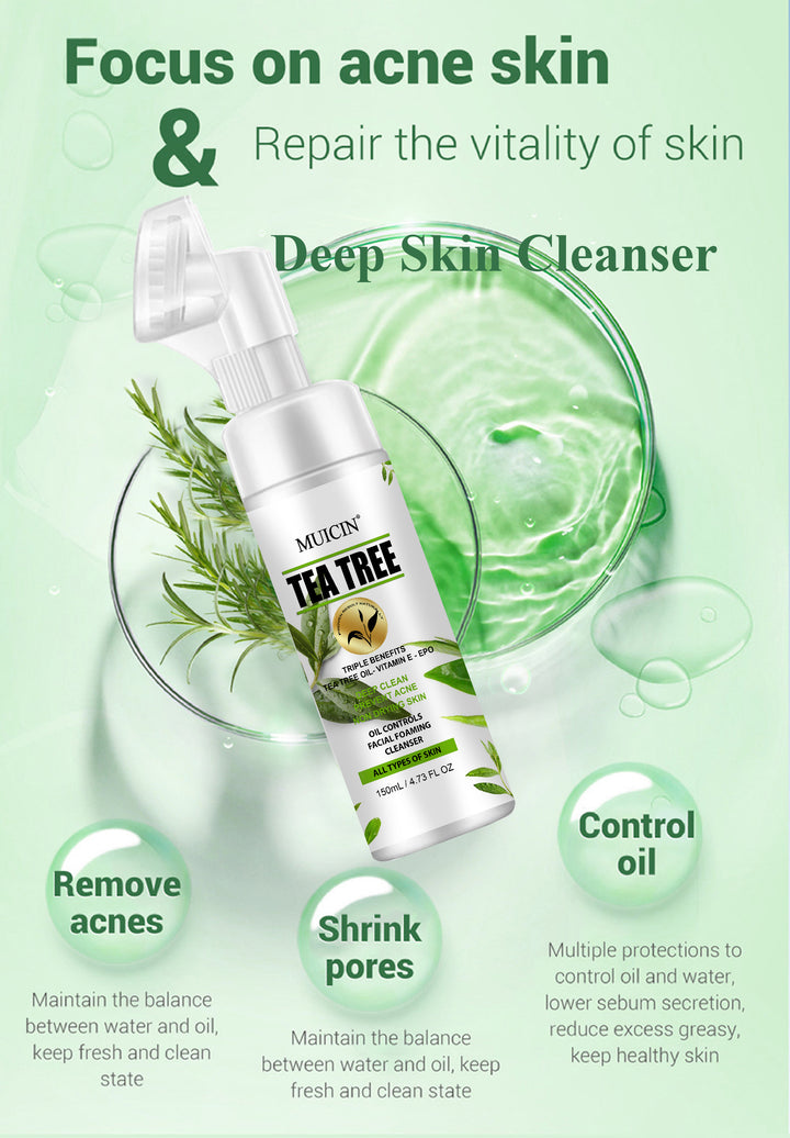 MUICIN - Tea Tree Bubble Foaming Facial Cleanser - 150ml Best Price in Pakistan